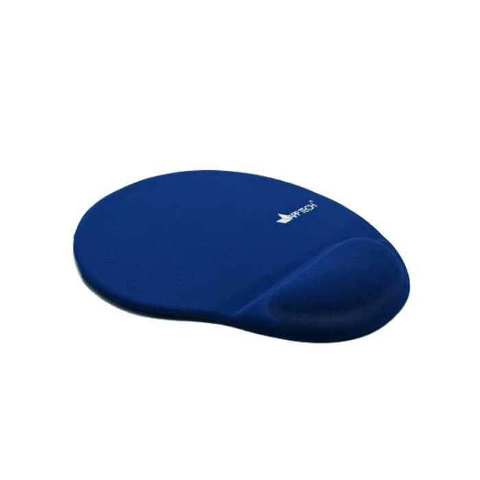 mouse pad com apoio de punho em gel azul app tech