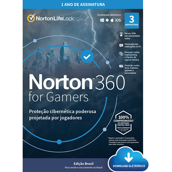 norton antivirus security gamer 3 dispositivos