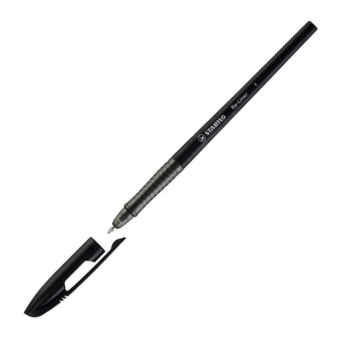 caneta-esferografica-0-ponto-7-mm-re-liner-preta-stabilo