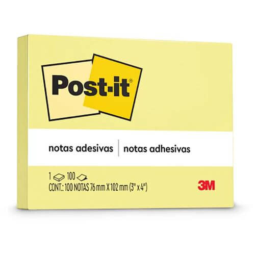 bloco-de-notas-adesivas-post-it-amarelo-76-mm-por-102-mm-100-folhas