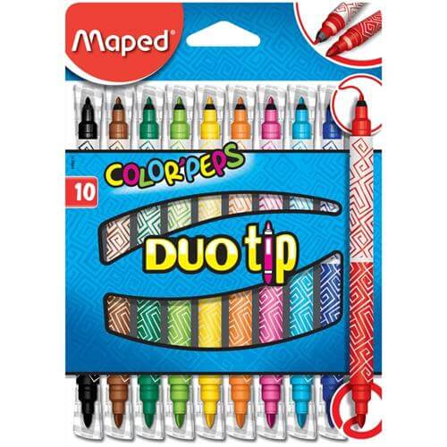 caneta-hidrografica-color-peps-duo-tip-10-cores-maped