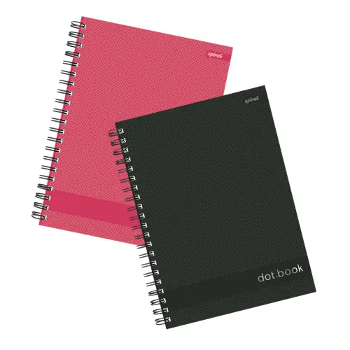 caderno-universitario-capa-dura-80-folhas-pontilhado-dot-book-spiral
